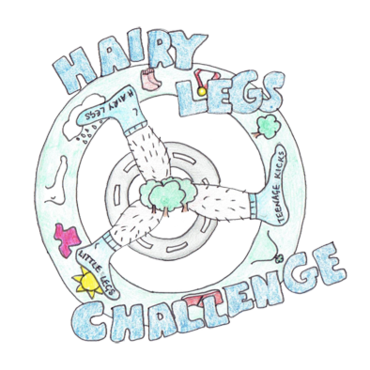 Hairy Legs Logo